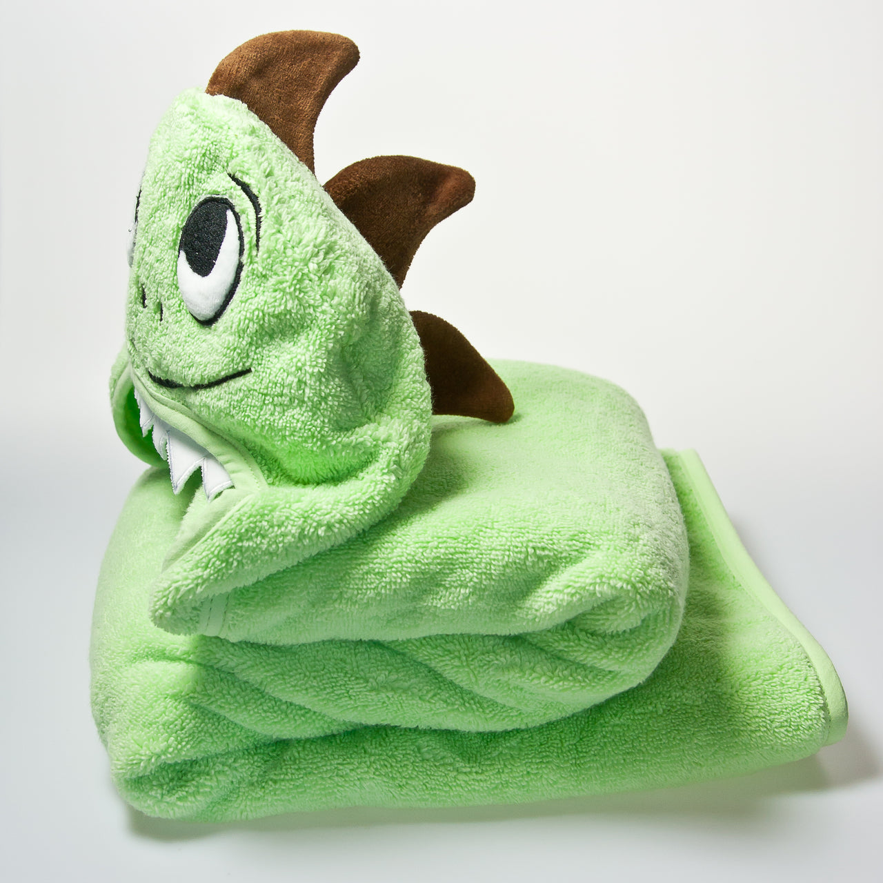 Little Ashkim - Dino Hooded Cotton Turkish Towel: Little Kid -