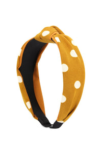 Thumbnail for Riah Fashion - Polka Dots Tied Hair Band - 6 COLORS