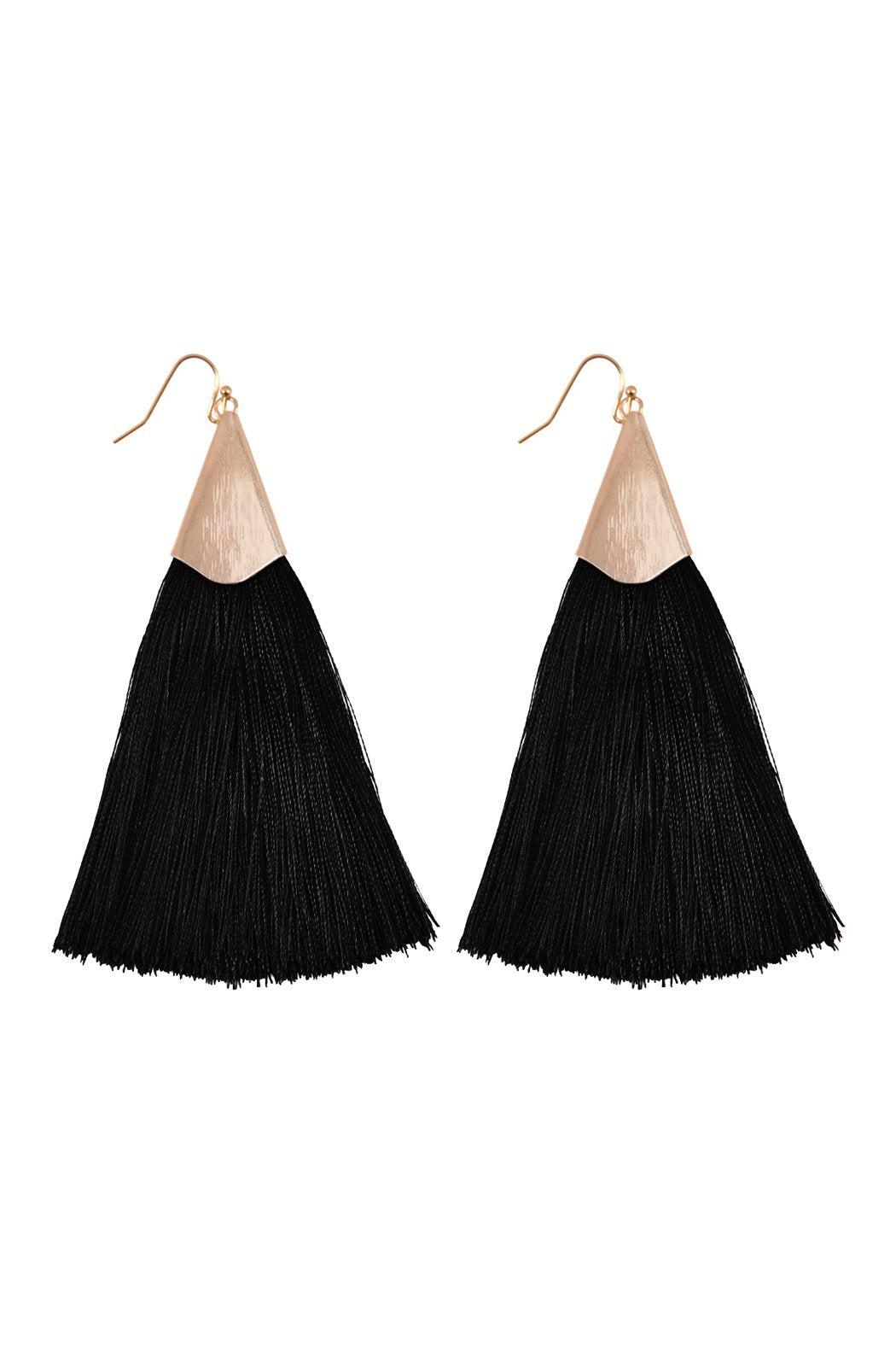 Large Tassel Earrings - 10 COLORS -