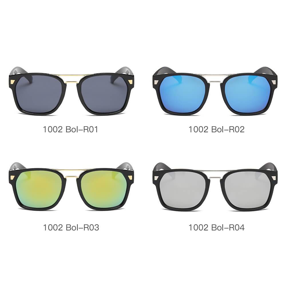 HINDMARSH | S1002 - Classic Retro Square Frame Fashion Sunglasses - 4 COLORS -