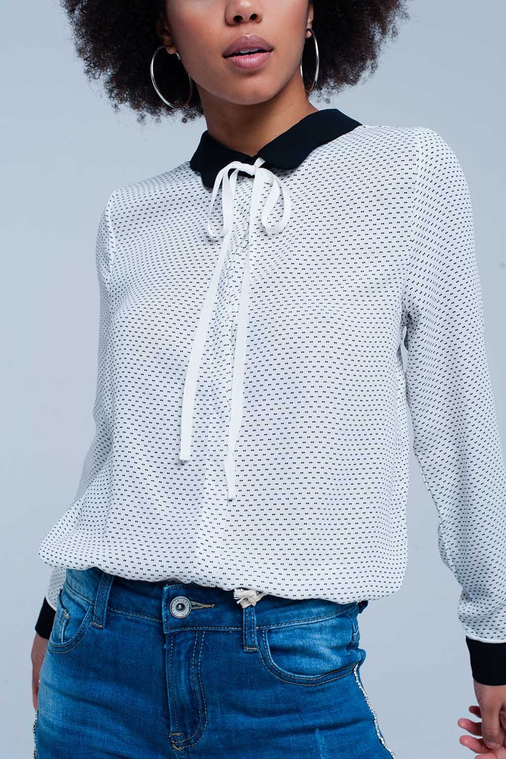 Q2 - White Shirt With Collar and Tie - 1 COLOR -