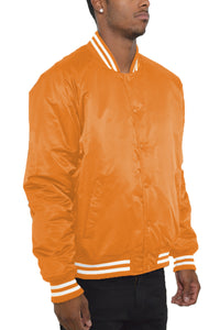 Thumbnail for Classic Varsity Windbreaker Bomber Jacket - 1 COLOR -