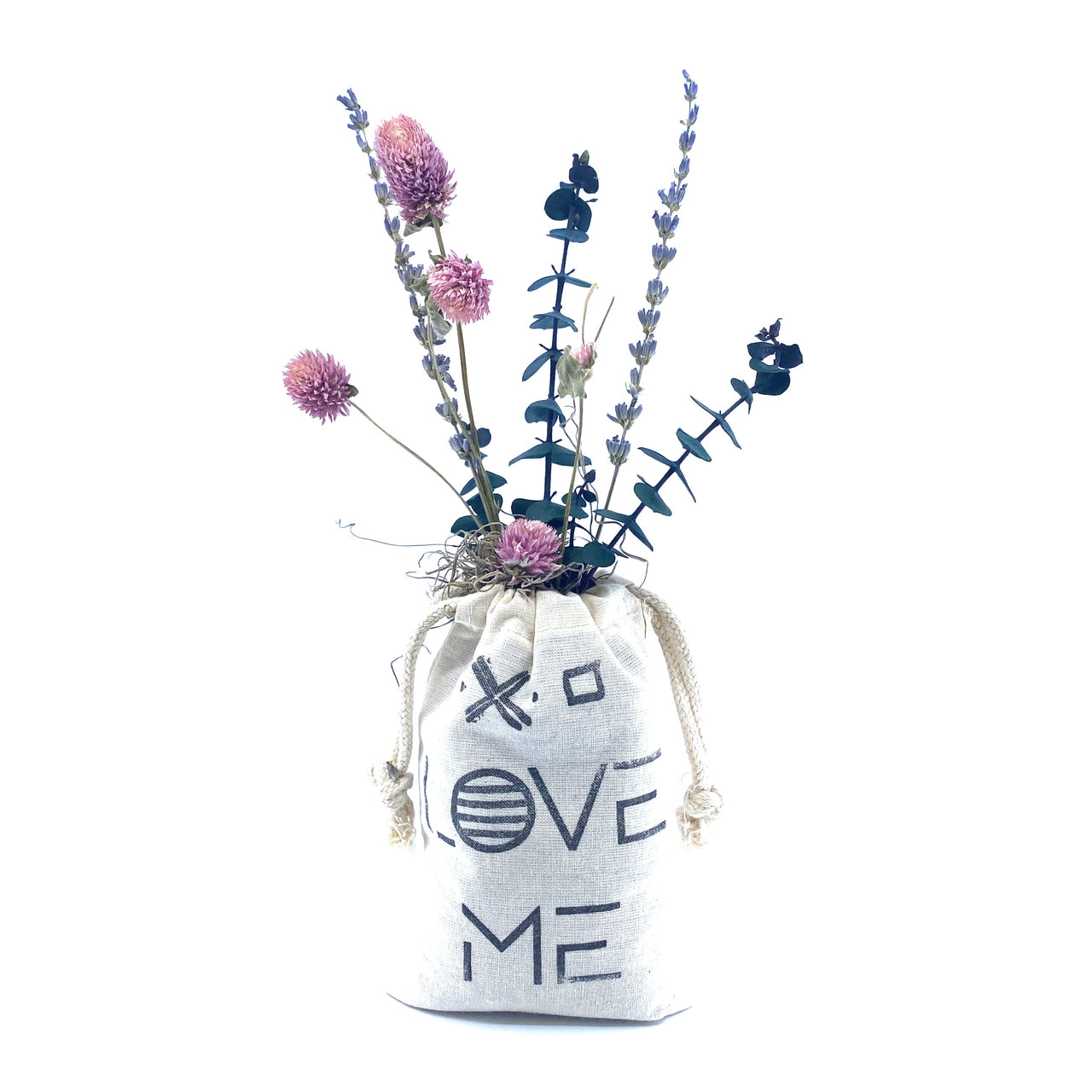 Sunsum - Sack of Flowers, Love Me, Organic, Dried Flower Bouquet - 5 STYLES - 5 PLANTS -