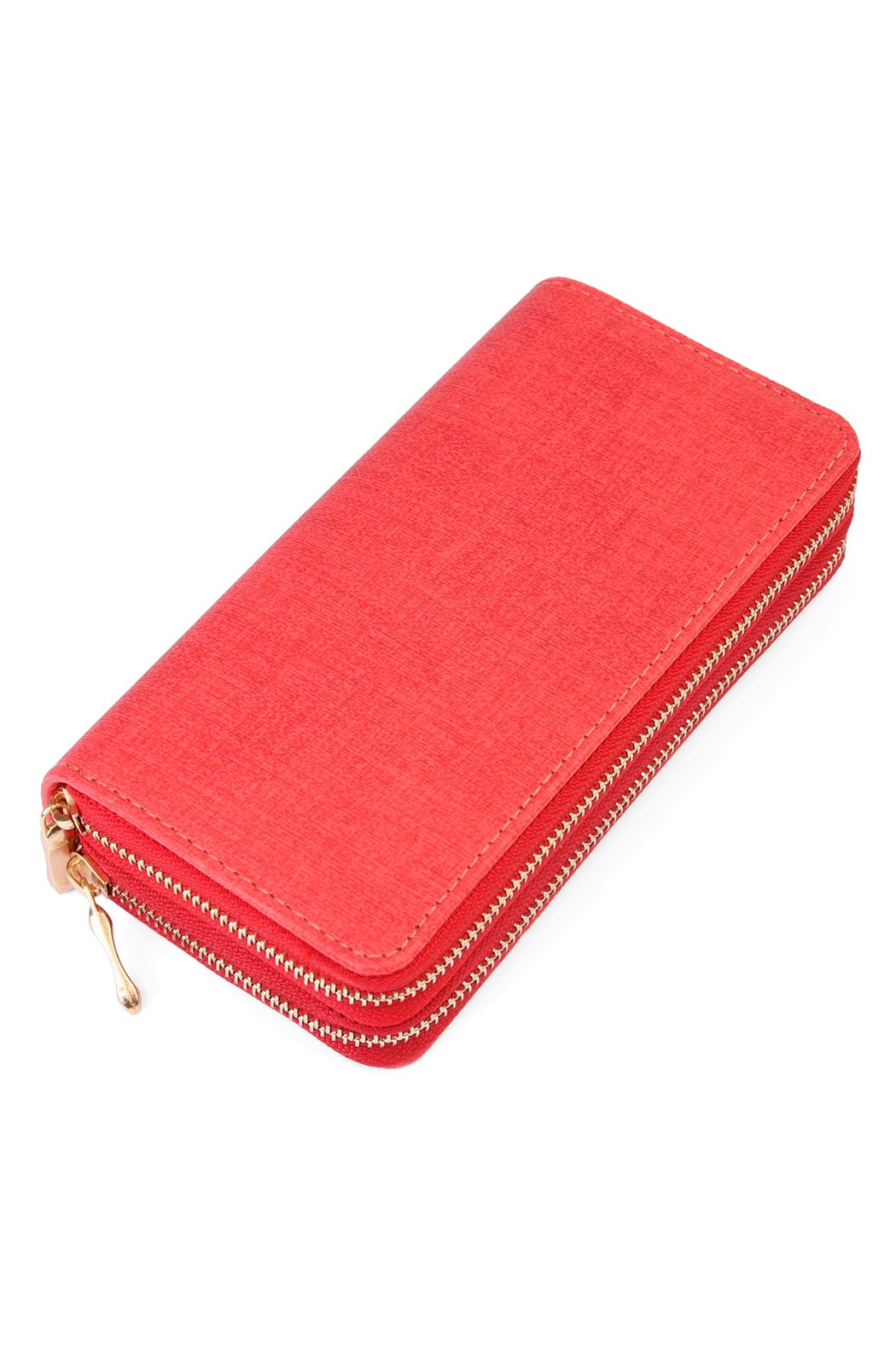 Double Zipper Fashion Wallet - 9 COLORS -