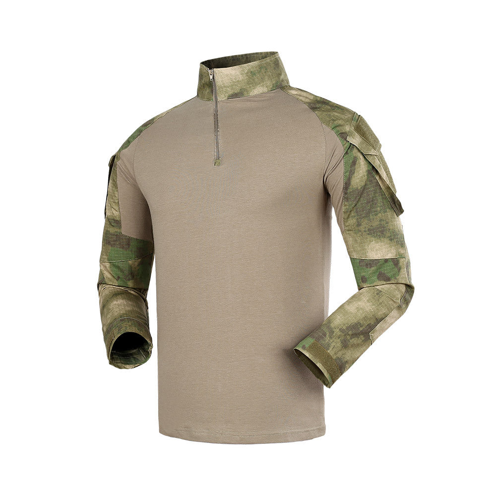 Men Outdoor Tactical LS T-Shirts - Sports Casual Shirts - Activewear - [10-15 DAY DELIVERY] - 12 CAMOS/COLORS -