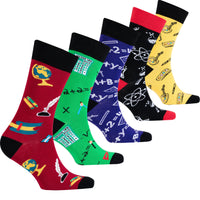 Thumbnail for Men's Arts & Science Socks - 5 PACK -