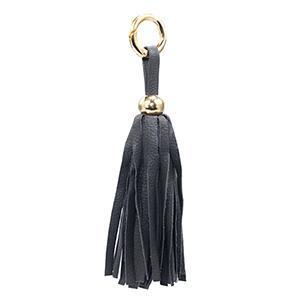 ClaudiaG - Purse Leather Tassel - Dark Grey - 1 COLOR -