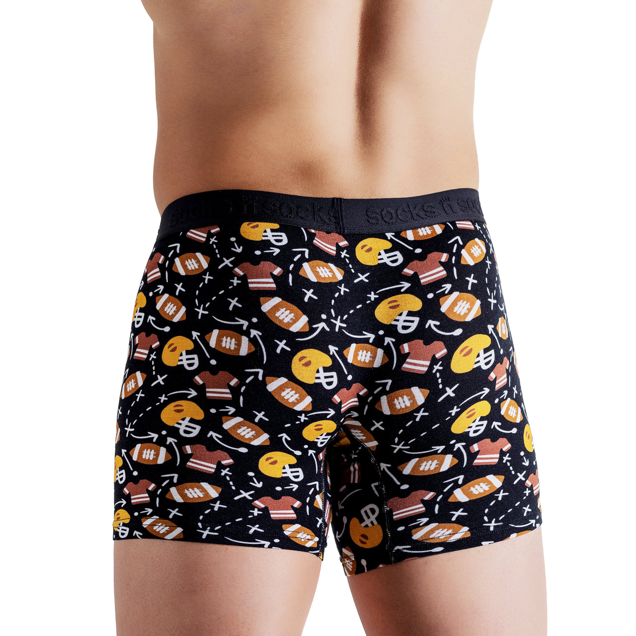 Men's Football Boxer Brief - 1 COLOR -