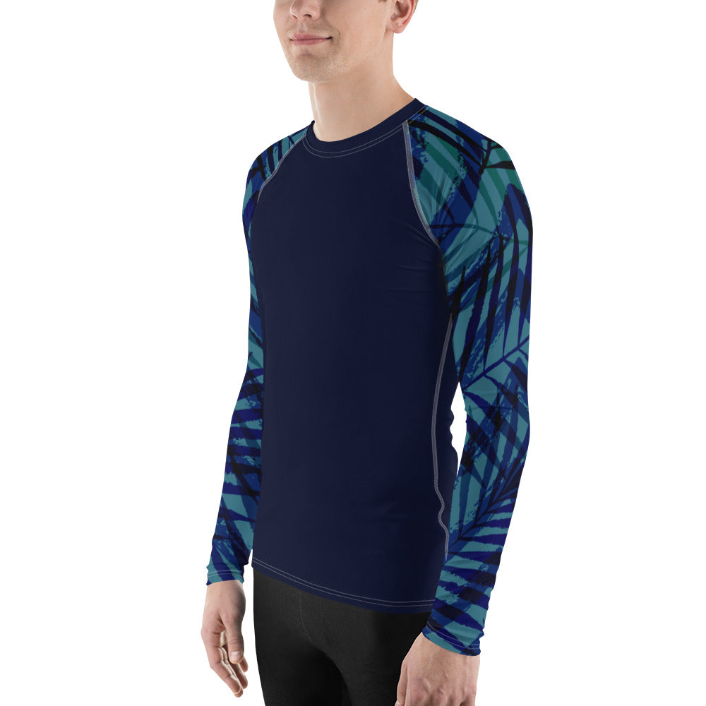 FYC - Men's Tropical Sleeve Performance Rash Guard UPF 40+ - 1 COLOR -