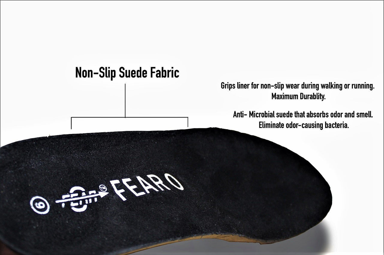 Fear0 - NJ - Heavy Duty Firm Aggressive High Arch Support Orthopedic Boot/Shoe Full Insoles -