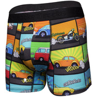 Thumbnail for Men's Comic Cars Boxer Brief - 1 COLOR -