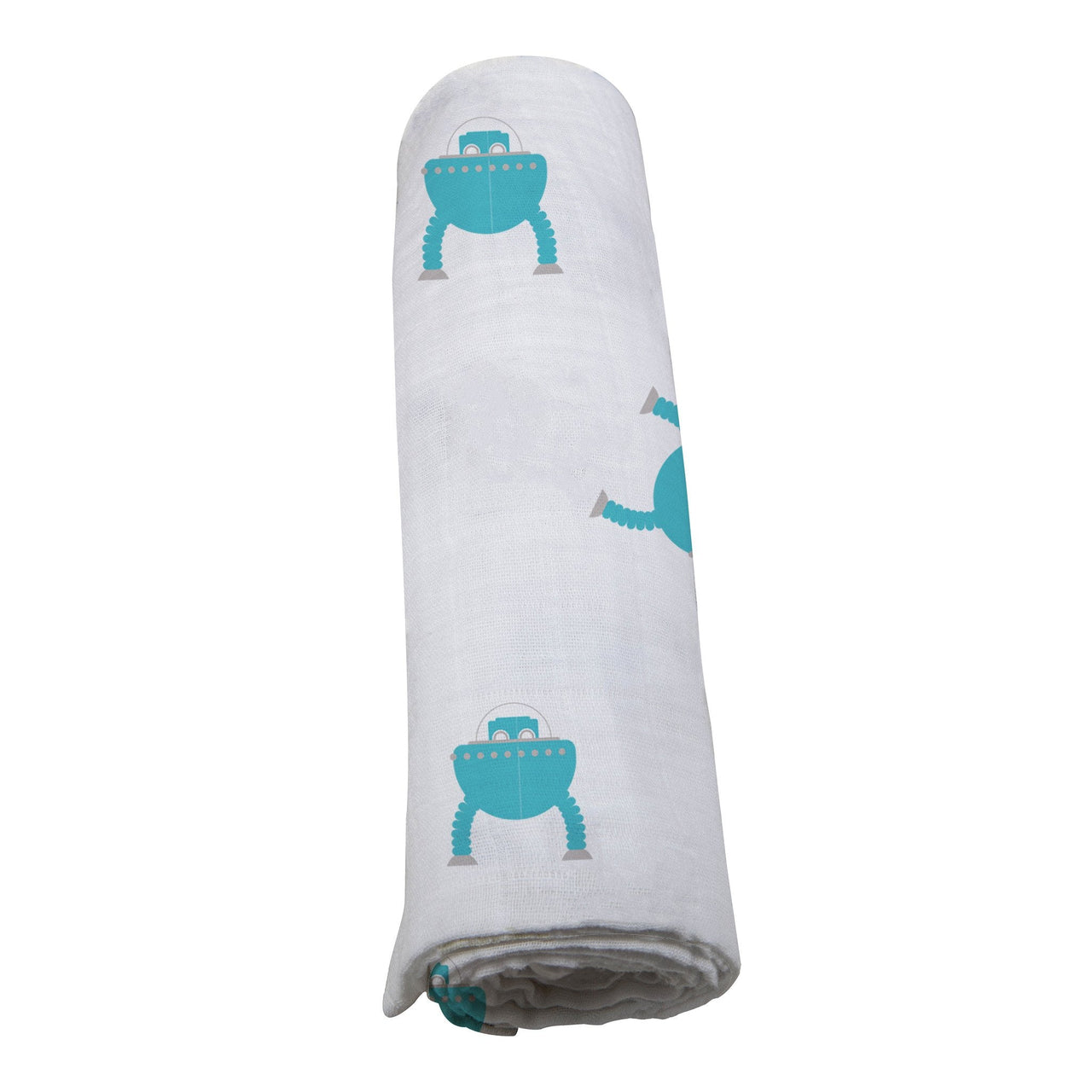 Newcastle - Space Robot Cotton Muslin Swaddle -