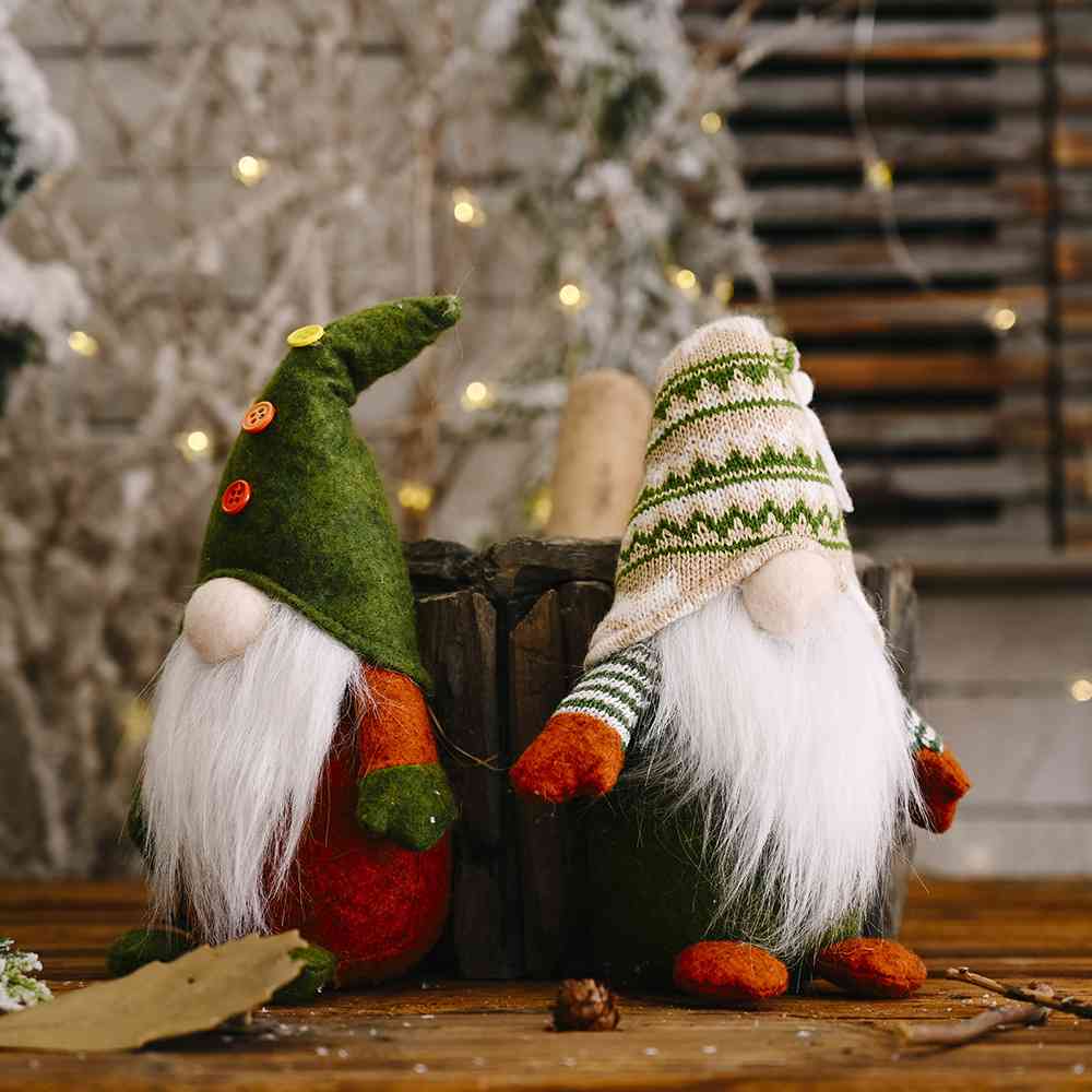 Short Leg Christmas / Seasonal Gnomes - 11.4"/9.5" - [5-10 DAY DELIVERY] - T - 2 TYPES -