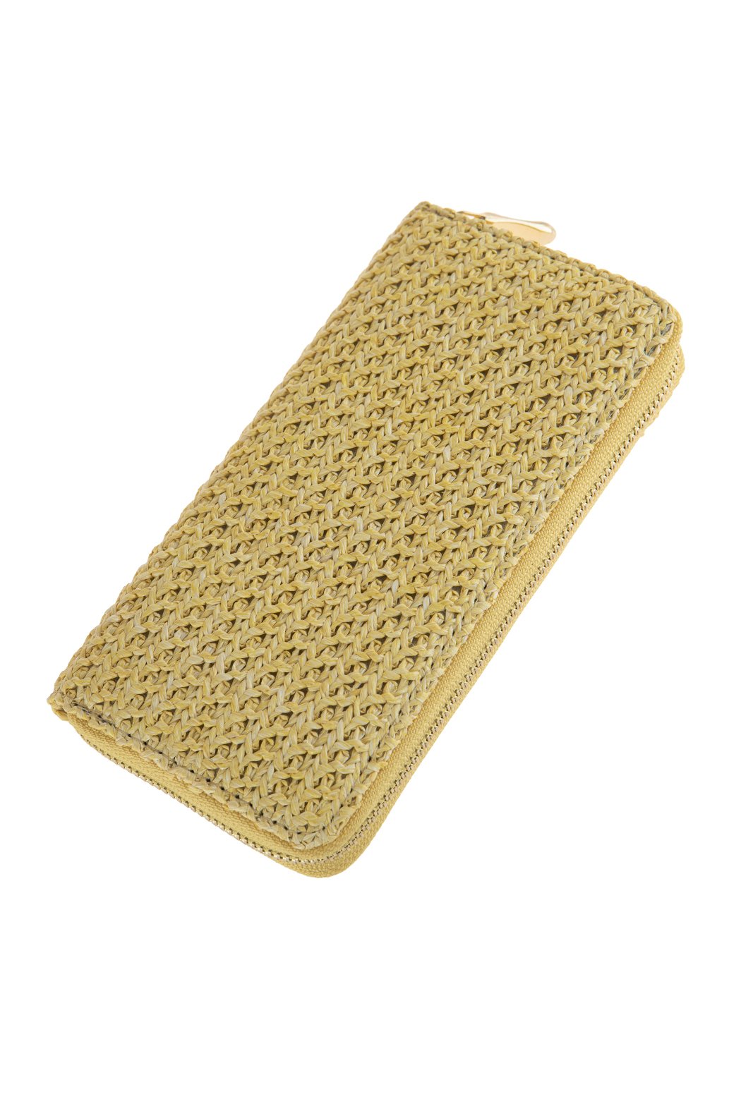 Crocheted Single Zipper Wallet - 6 COLORS -