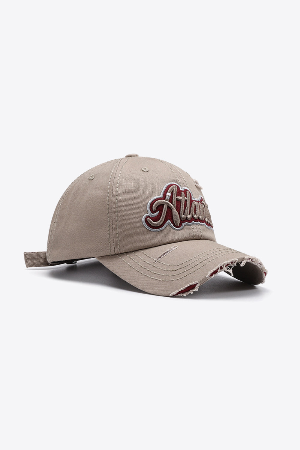 ATLANTIC Graphic Distressed Baseball Cap - T - 7 COLORS -