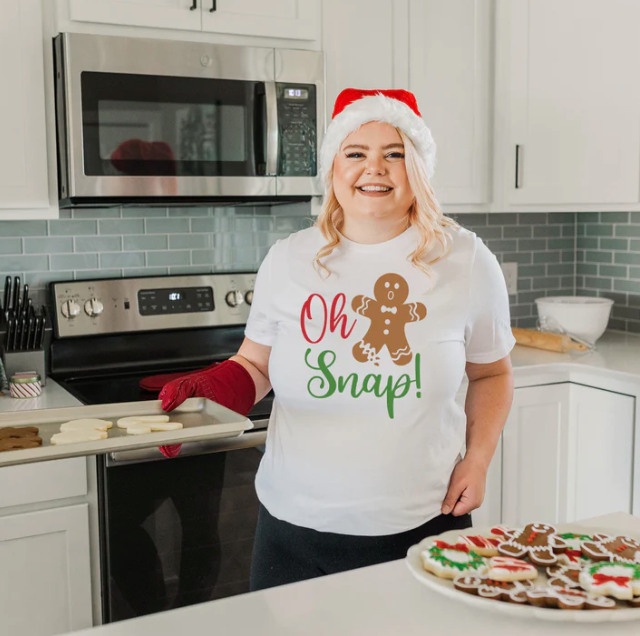 Oh Snap Gingerbread T-shirt - 2 COLORS -