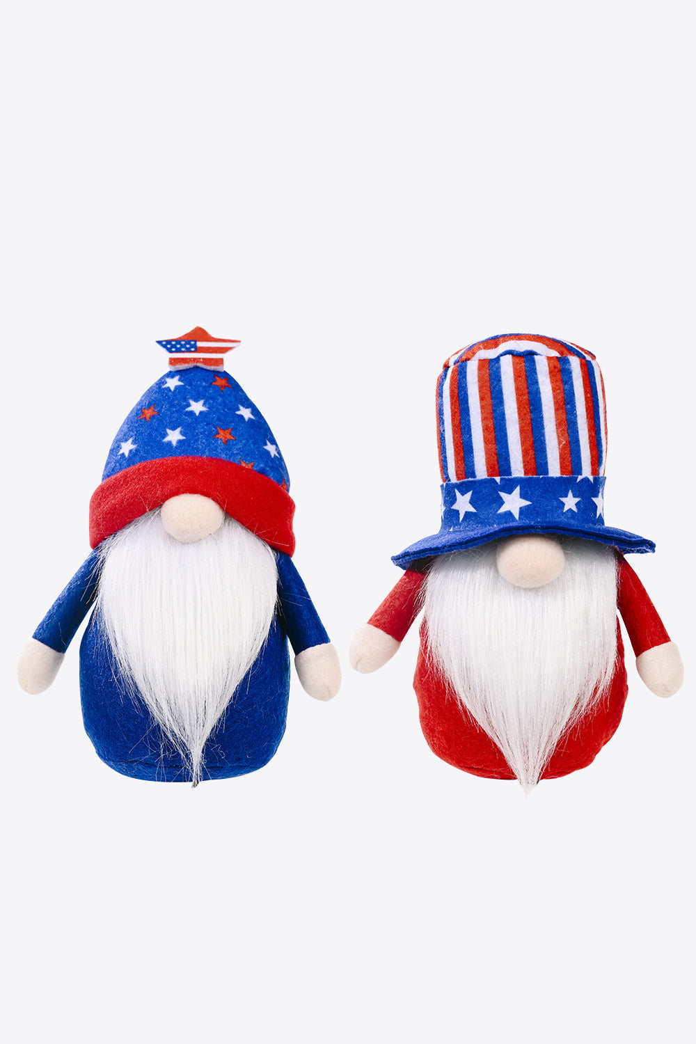 Set of 2 Independence Day Beard Gnomes - 7.8" - 2 PCS - 2 TYPES / SET - [5-10 DAY DELIVERY] - T -