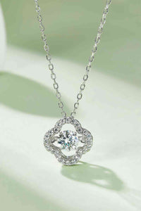 Thumbnail for Moissanite Four Leaf Clover Pendant Necklace