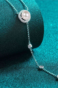 Thumbnail for Moissanite Rhodium-Plated Necklace