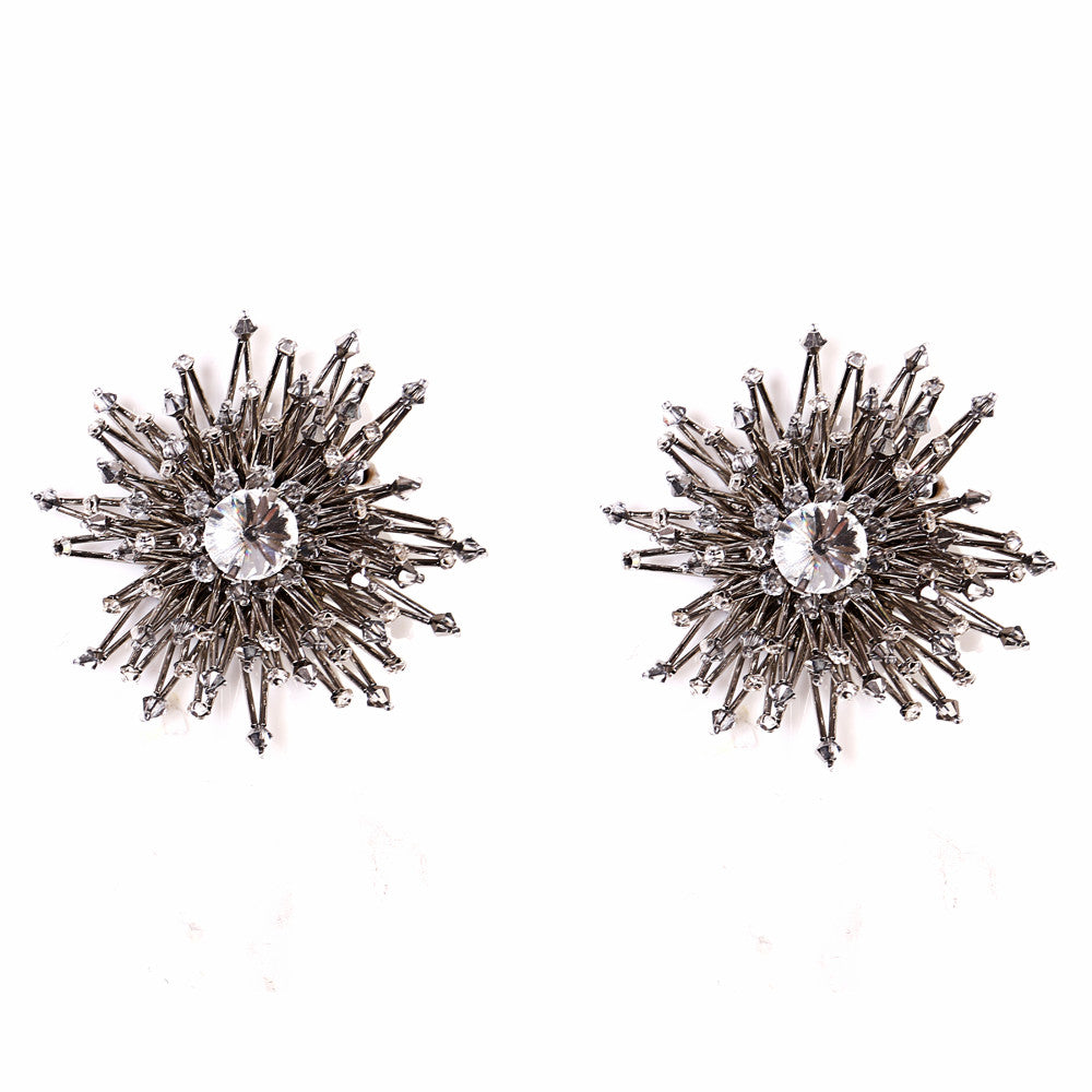 BEGADA - Supernova Rhodium Earrings -