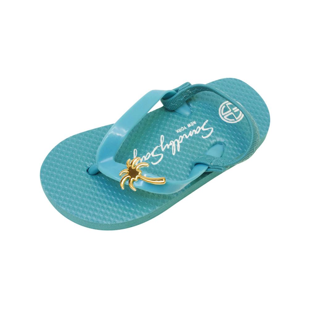 SAND BY SAYA N.Y. - Gold Palm Tree - Baby / Kids Sandal - 2 COLORS -