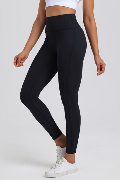 High Waist Active Leggings - T - 7 COLORS -