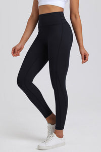 Thumbnail for High Waist Active Leggings - T - 7 COLORS -