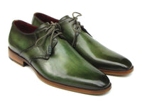 Thumbnail for Paul Parkman - Men's Green  Derby Shoes -