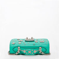 Thumbnail for The Hollywood Green Purse With Studs -