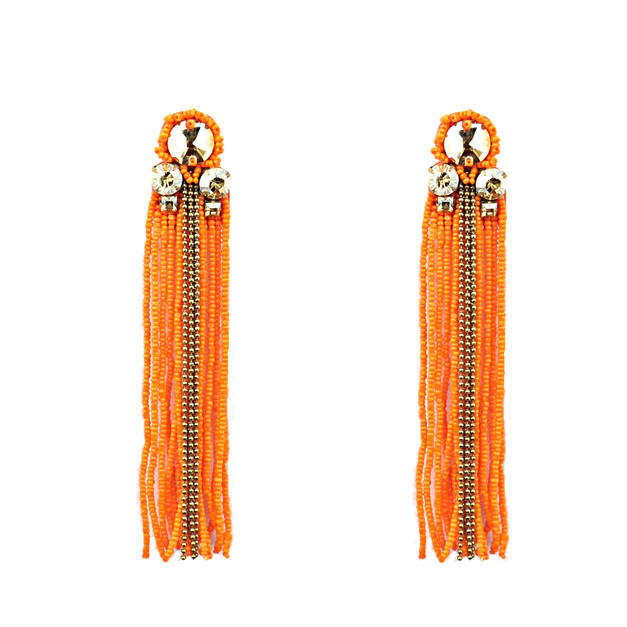 BEGADA - Sheen Tasseled Earrings -