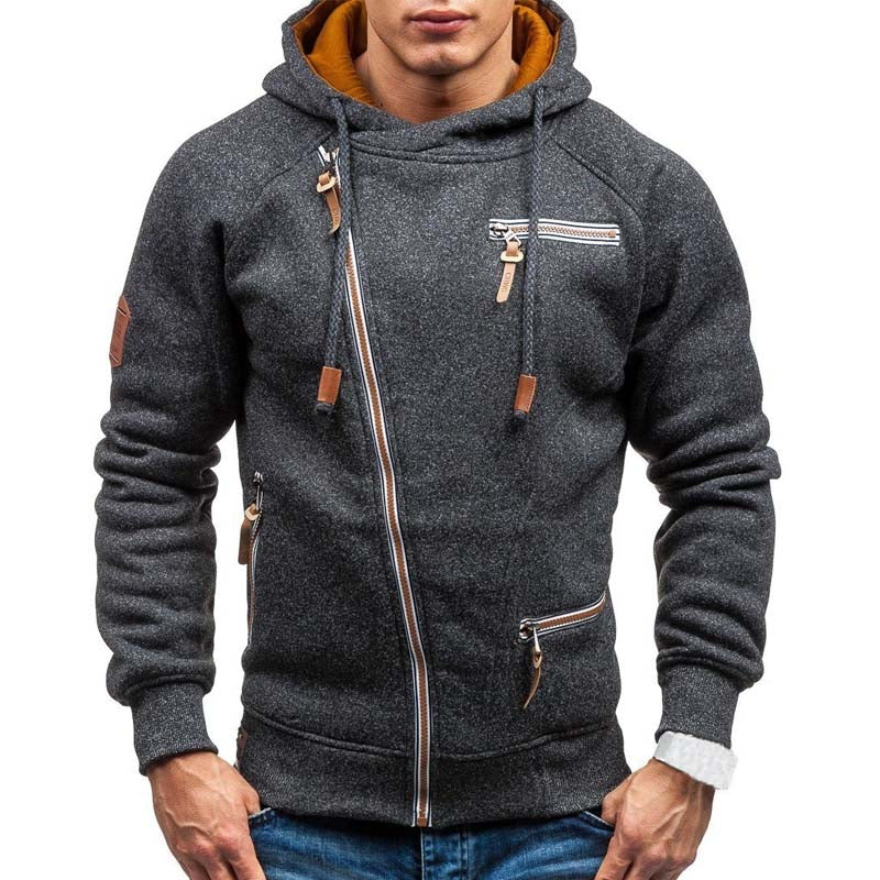 Casual Long Sleeve Mens Hoodie Sweatshirt -  [30 DAY DELIVERY]  - 3 COLORS -