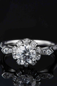 Thumbnail for 1 Carat Moissanite 925 Sterling Silver Ring