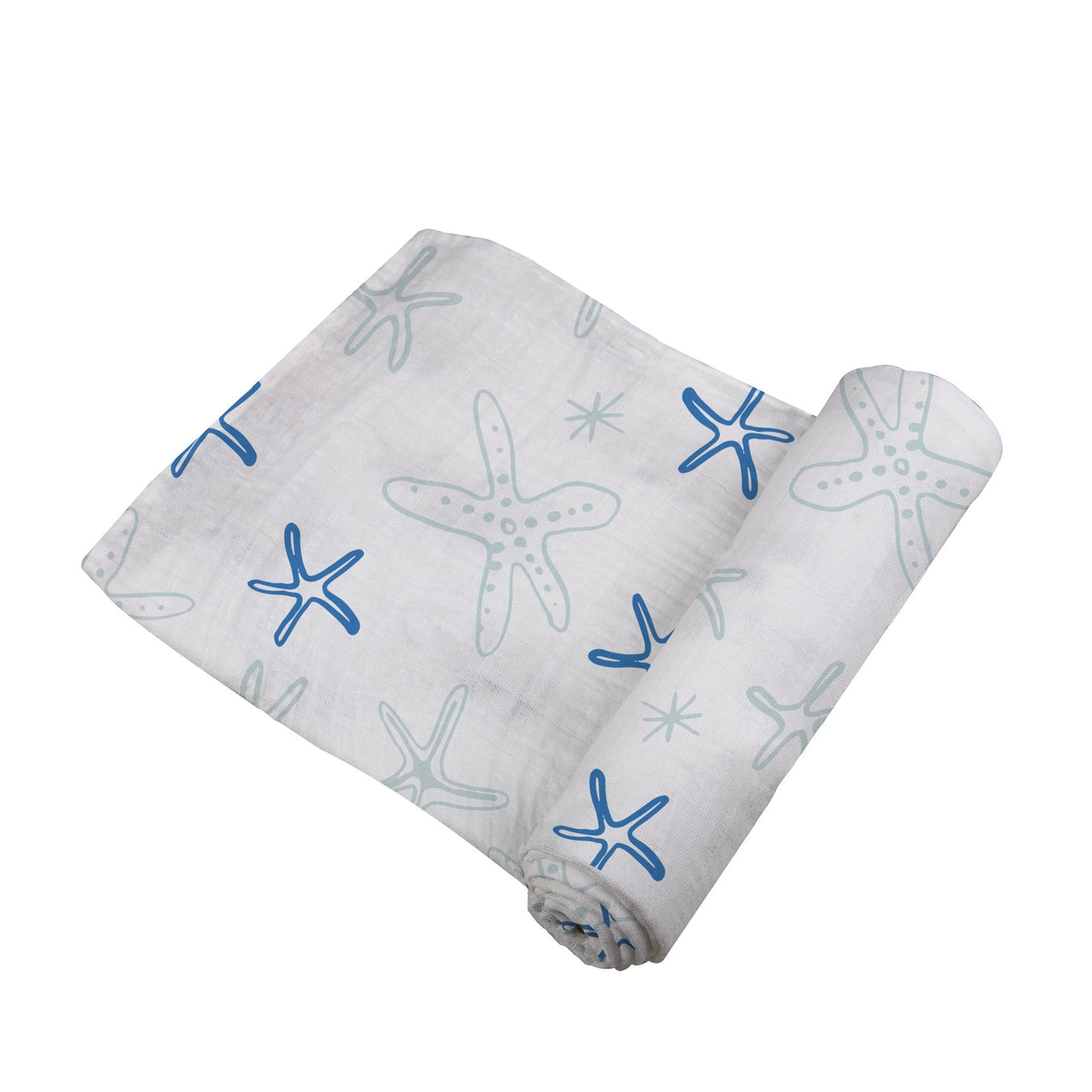 Newcastle - Starfish Cotton Muslin Swaddle -