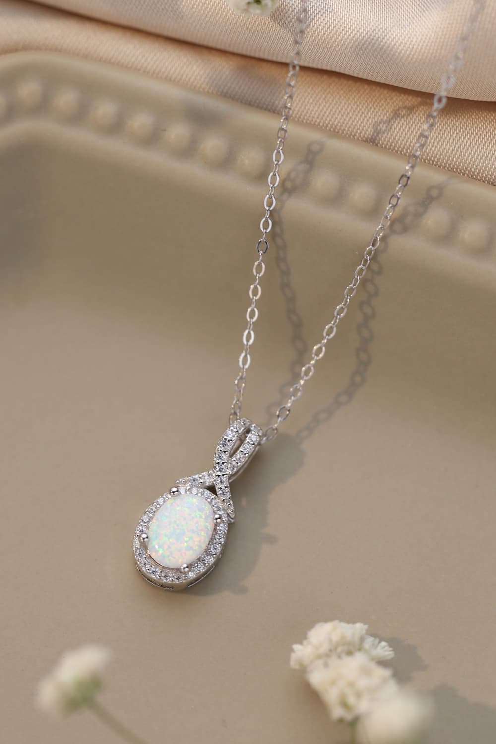 Feeling My Best Opal Pendant Necklace - T - 2 COLORS -