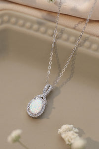 Thumbnail for Feeling My Best Opal Pendant Necklace - T - 2 COLORS -