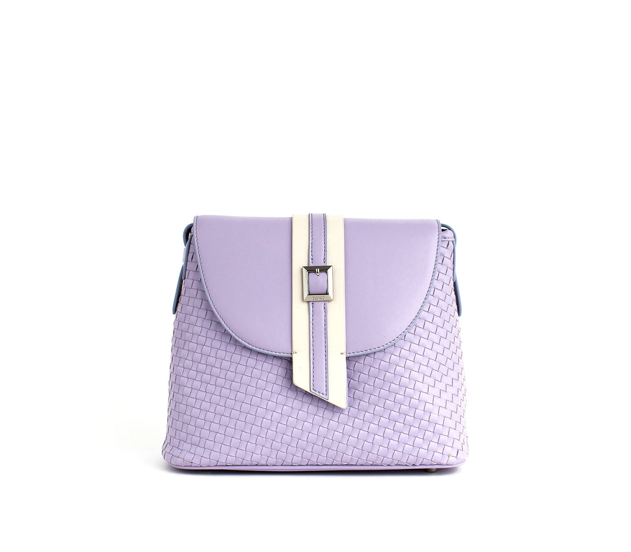 GUNAS NEW YORK - Kate - Lilac Vegan Basket Weave Bag - 1 COLOR -