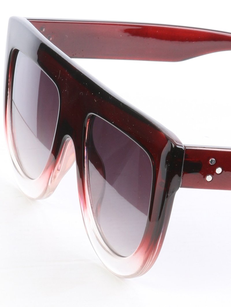 BCNY - The Fashionista's Wine Flat Top Sunglasses - 1 COLOR