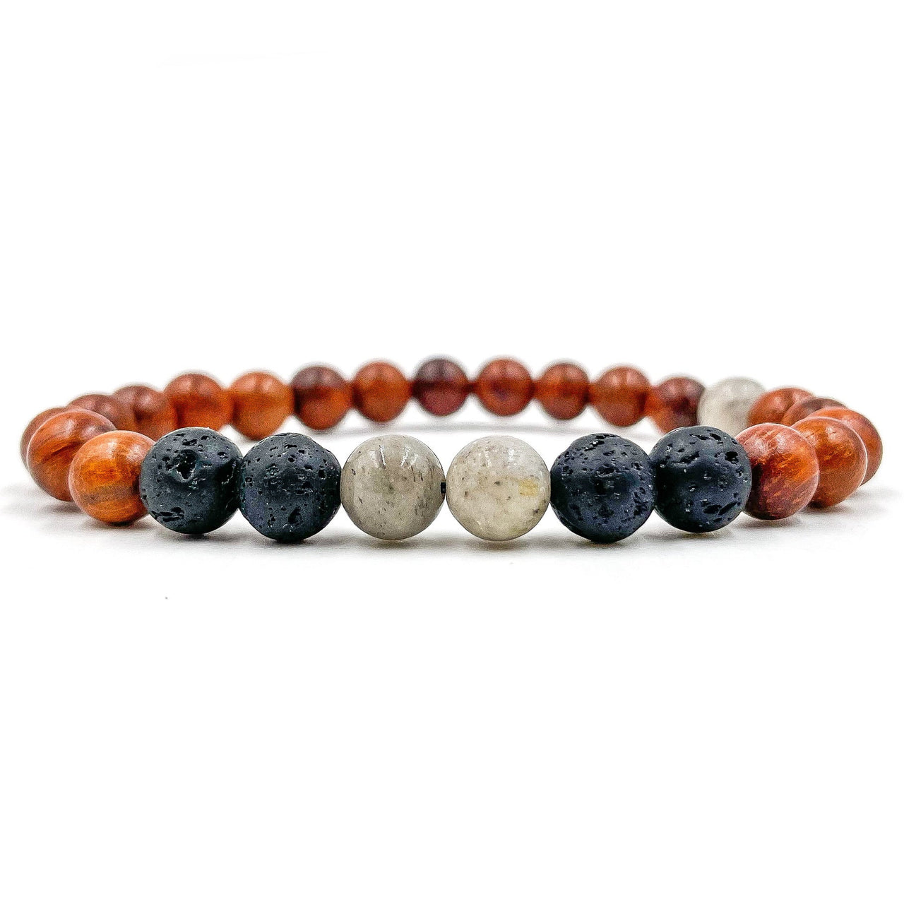 Central - Grey Feldspar, Lava Rock, & Rosewood -