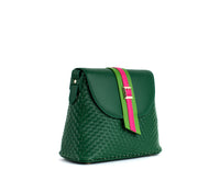 Thumbnail for GUNAS NEW YORK - Kate - Green Vegan Basket Weave Bag - 1 COLOR -