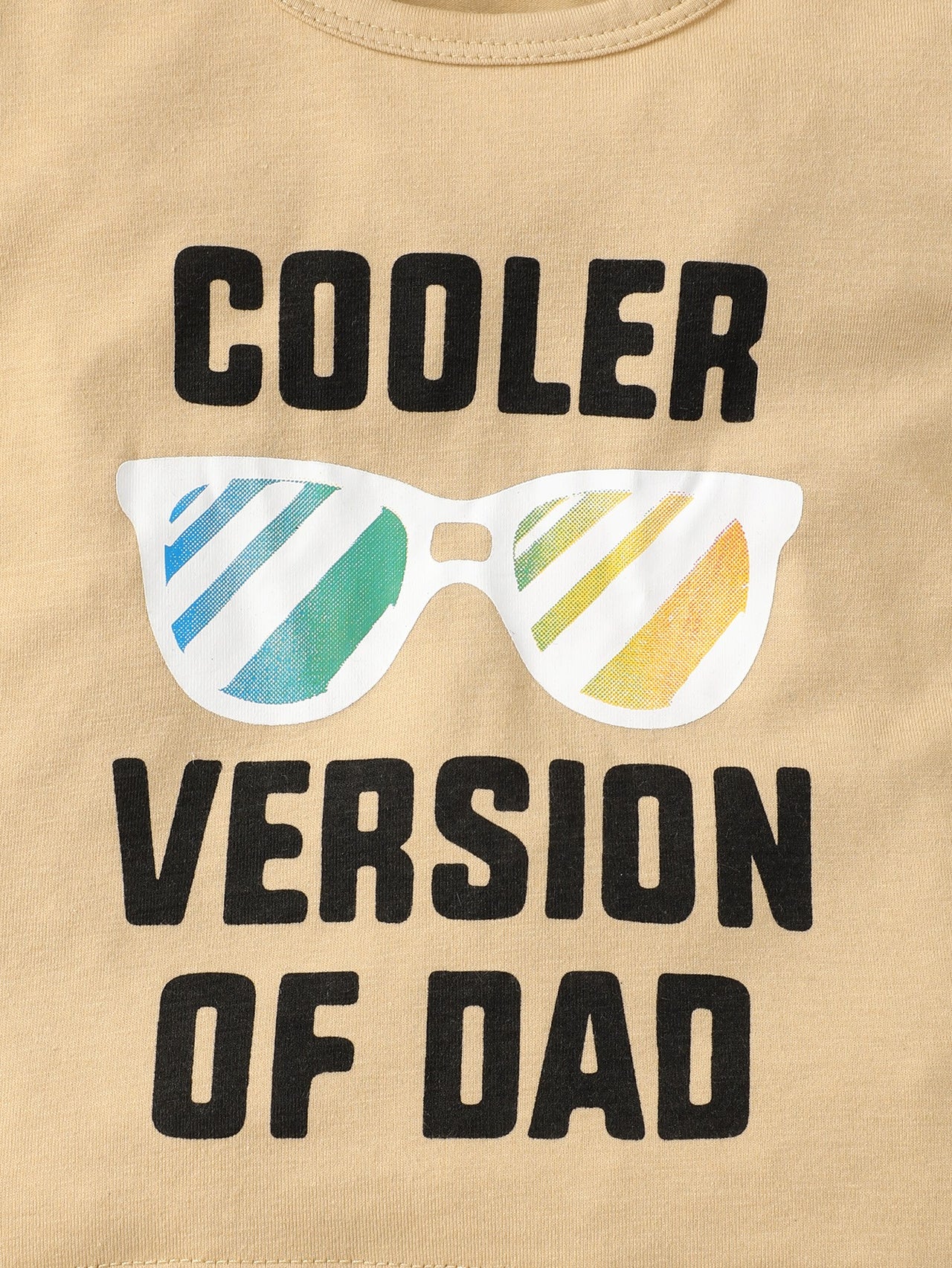 Boys COOLER VERSION OF DAD Tee and Shorts Set - 2 PCS - T - 1 COLOR -