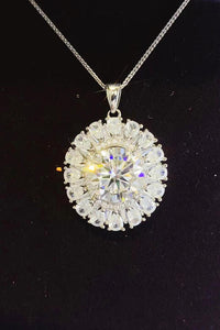 Thumbnail for 5 Carat Moissanite 925 Sterling Silver Necklace