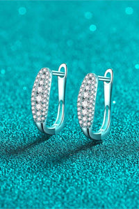 Thumbnail for Moissanite Rhodium-Plated Earrings