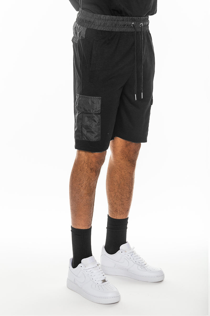 Lightweight Cotton Blend Slub Shorts - 1 COLOR -