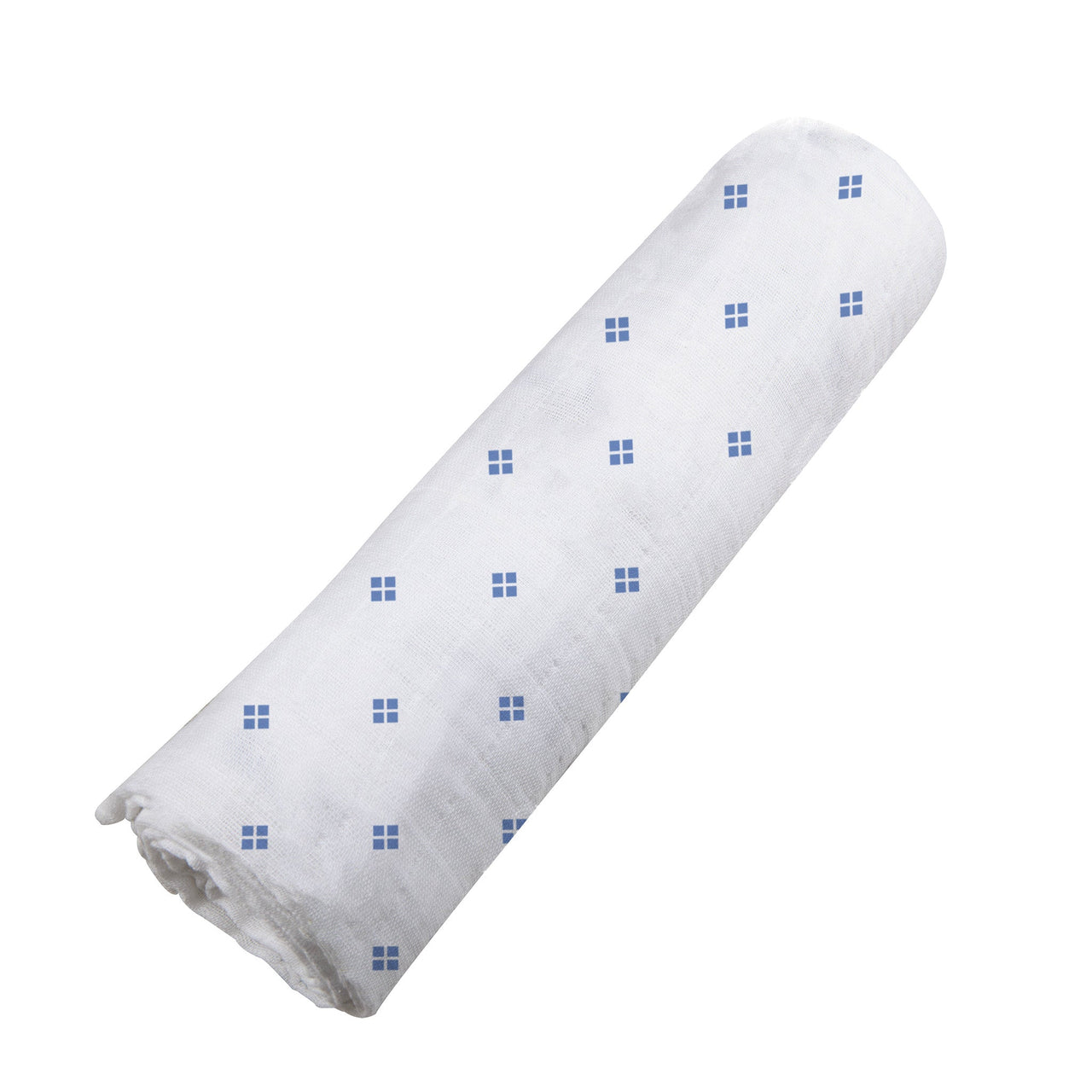 Newcastle - Periwinkle Diamond Polka Dot Swaddle -