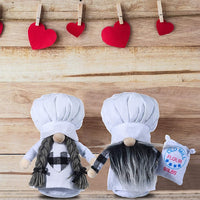 Thumbnail for 2 PCS Cute Kitchen Chef Love Sweet Gnome Cooking Tomtes for Home Table Kitchen - 7.87