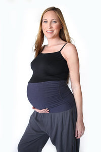 Thumbnail for Luminous Being - Maternity Pregnancy Yoga Kung Fu Pants Long Organic Eco-Friendly - 2 COLORS