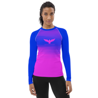 Thumbnail for FYC - Women's Summer Eclipse Long Sleeve All Weather UPF 50 Rash Guard - 1 COLOR -