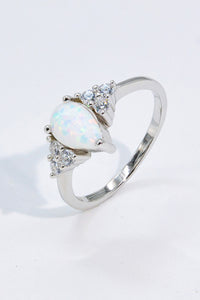 Thumbnail for Limitless Love Opal and Zircon Ring - T - SIZES 5 THRU 10 - 1 COLOR -