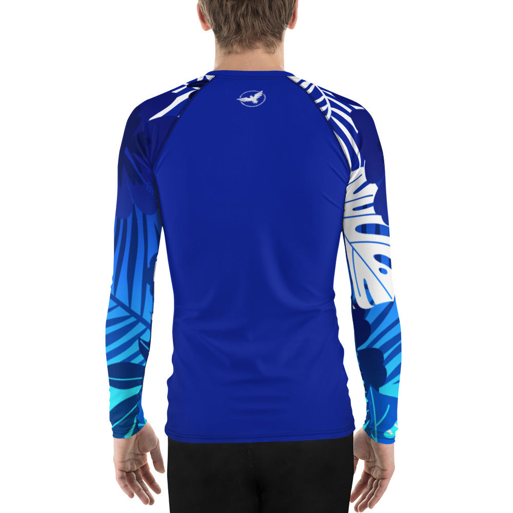 FYC - Men's Tropical Sleeve Royal Performance Rash Guard UPF 40 - 1 COLOR -