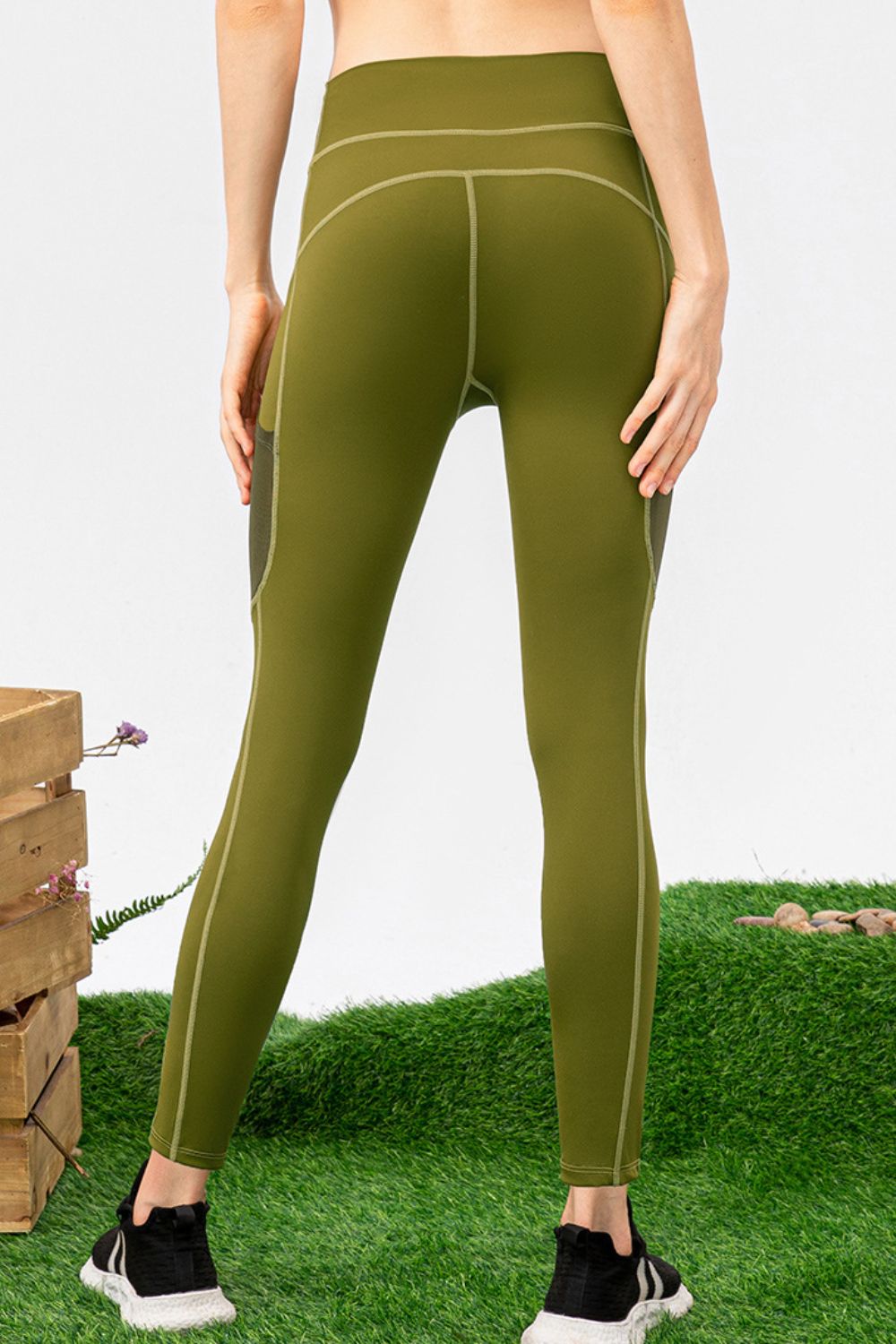 High Waist Slim Fit Long Sports Pants - T - 4 COLORS -